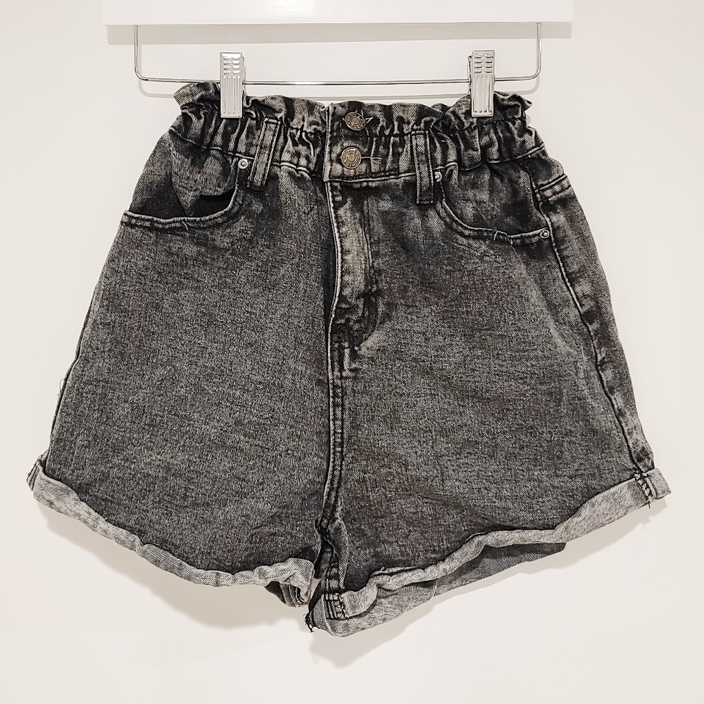 Black Denim Shorts size S/UK 8